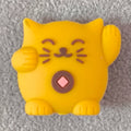 3d Yellow Cat Silicone Focal Beads For Pen Making