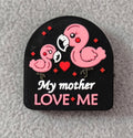 My Mother Love Me Silicone Focal Beads For Pen Making