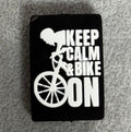 Keep Calm & Bike On Silicone Focal Beads For Pen Making