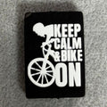 bike silicone focal beads keep calm