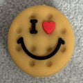 3D Smile Cookie food Silicone Focal Beads For Pen Making