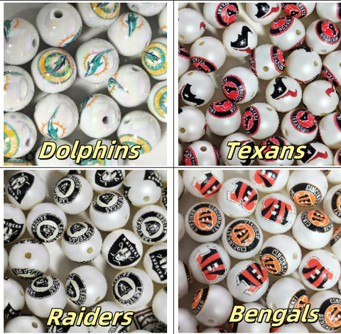 16mm Football Acrylic Beads For Pen Making