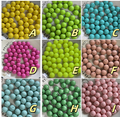 16mm Solid color silicone beads For Pen Making