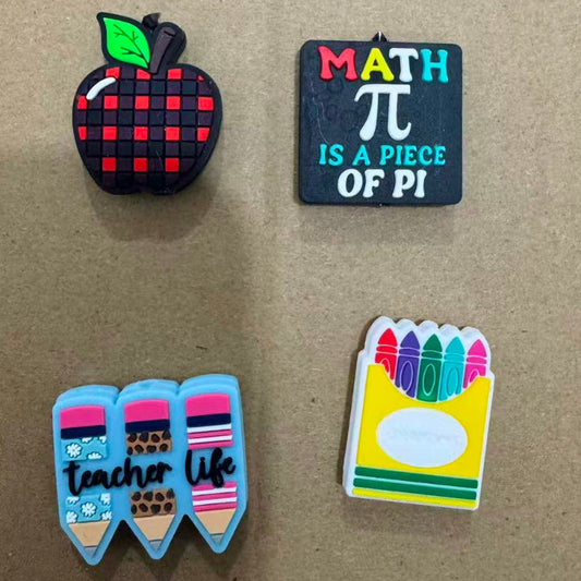 teacher silicone focal beads