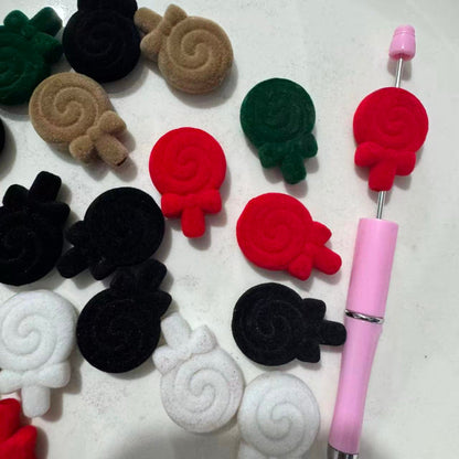 cute lollipop acrylic beads for DIY pen and jewelry making