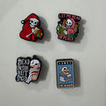 ghost skull silicone focal beads halloween gothic beads