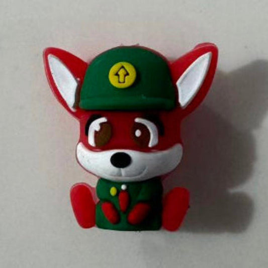 3D Christmas Dog Silicone Focal Beads | Cute Holiday Puppy Beads for DIY Pens