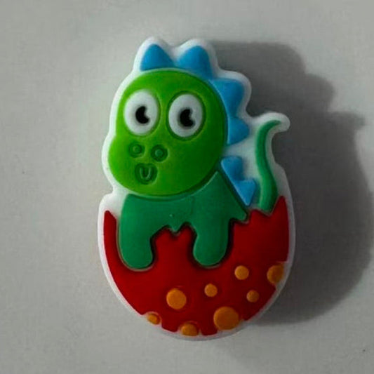 dinosaur egg silicone focal beads