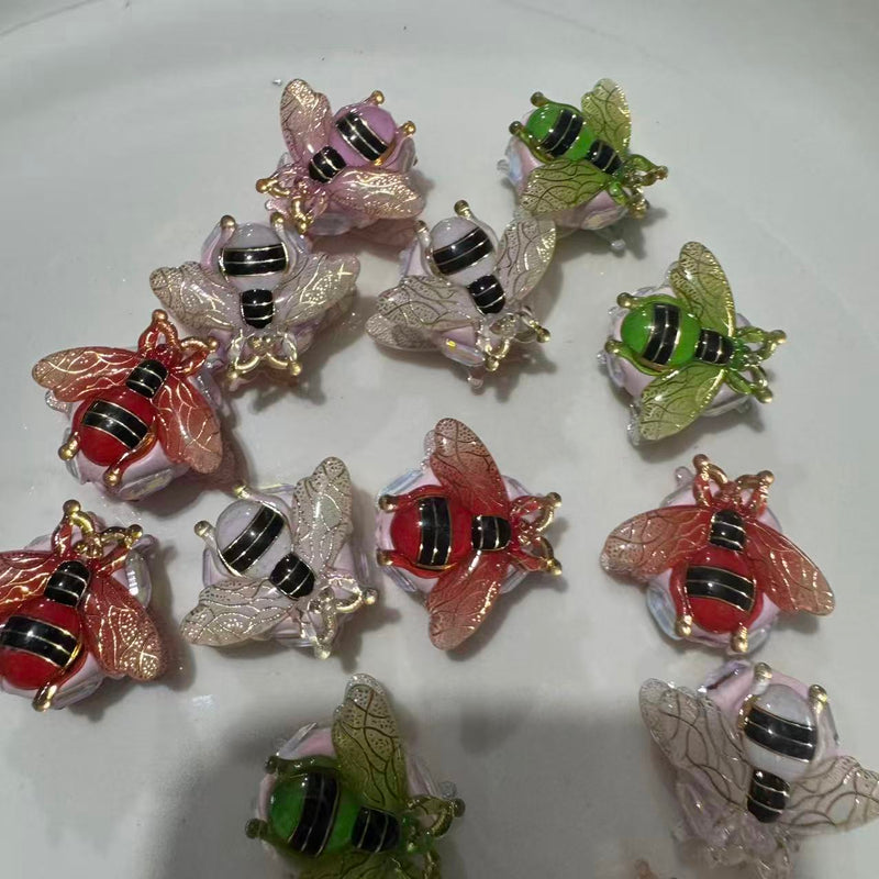 Bee fancy Beads for Pens & Keychains – Cute Acrylic Animal Beads