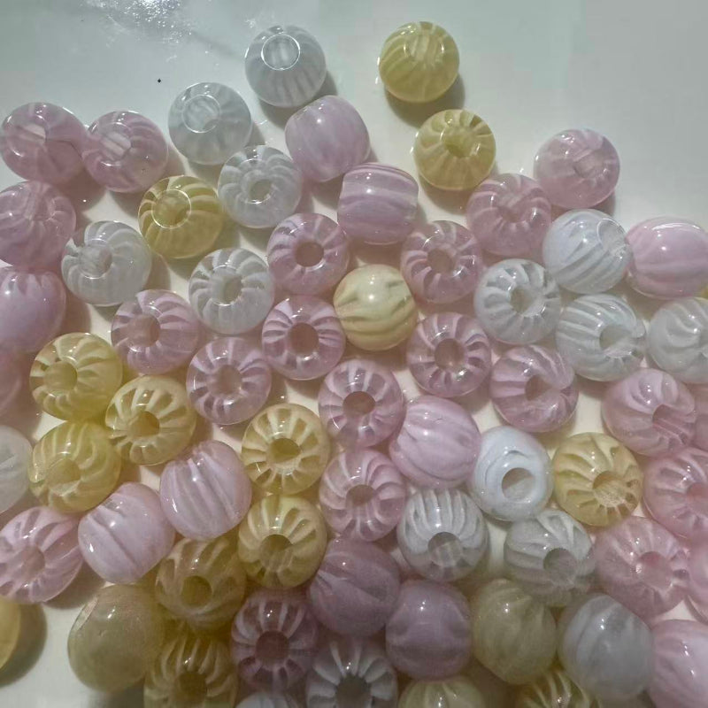 14mm spacer beads for beadable pens acrylic round beads DIY jewelry making