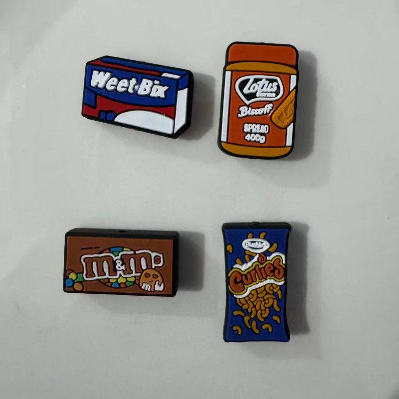 cookie silicone focal beads