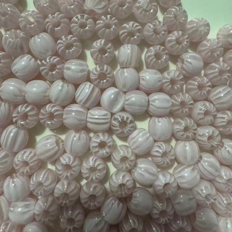 14mm pink spacer beads for beadable pens acrylic round beads DIY jewelry making