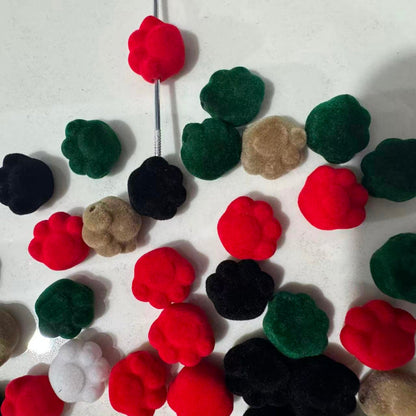 cute paw acrylic beads for DIY pen and jewelry making