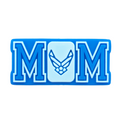 Air Force Mom Silicone Focal Beads For Sports