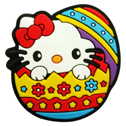 Happy Easter Kt Cat Silicone Focal Beads For Pen Making