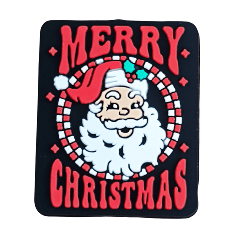 Merry Christmas Santa Clause Silicone Focal Beads For Pen Making