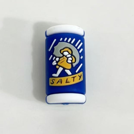 3d salty girl bottle silicone focal bead for pen 