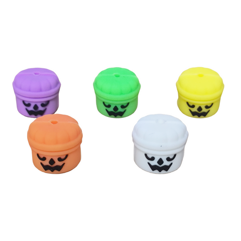 3D Pumpkin cup Silicone Focal Beads For Pen Making