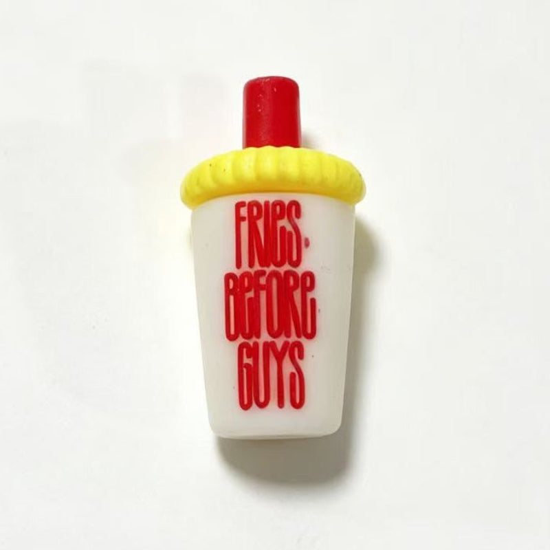 3d bottle silicone focal beads for making