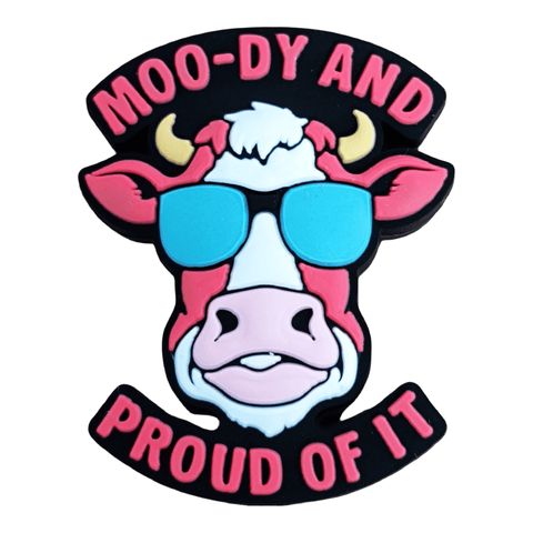 Moo-Dy And Proud Of It Silicone Focal Beads For Pen Making