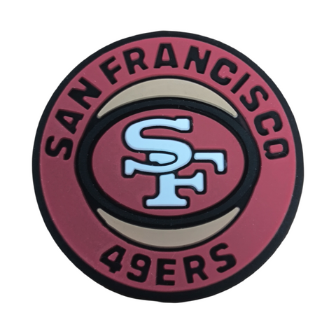 San Francisco 49ers Silicone Focal Beads For Sports