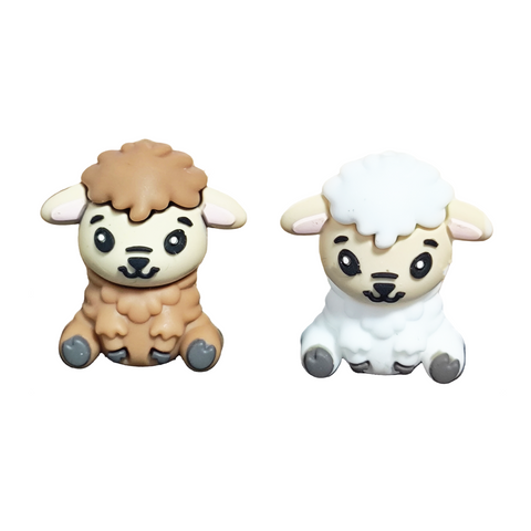 3D Sheep Silicone Focal Beads For Pen Making