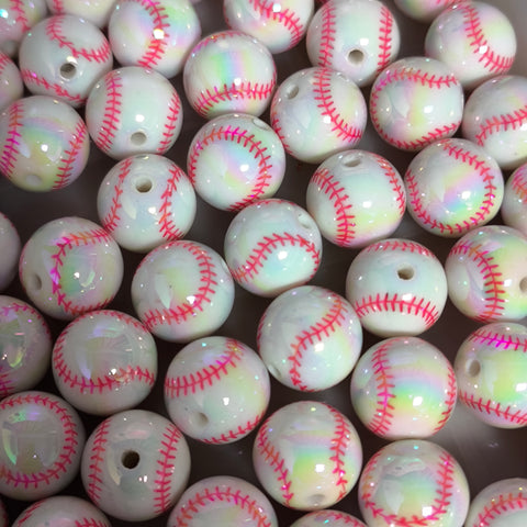 16mm Baseball Acrylic Beads for beadable pen