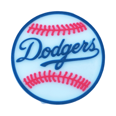 Cuentas focales de silicona para béisbol de Los Angeles Dodgers para deportes