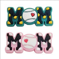 Baseball Mom Silicone Focal Beads For DIY Pens & Craft Jewelry