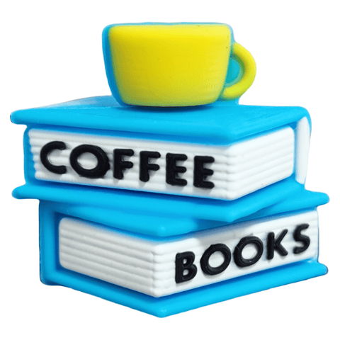 3D Coffee Books Silicone Focal Beads For Pen Making