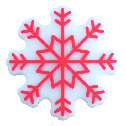 Snowflake Silicone Focal Beads For Pen Making 