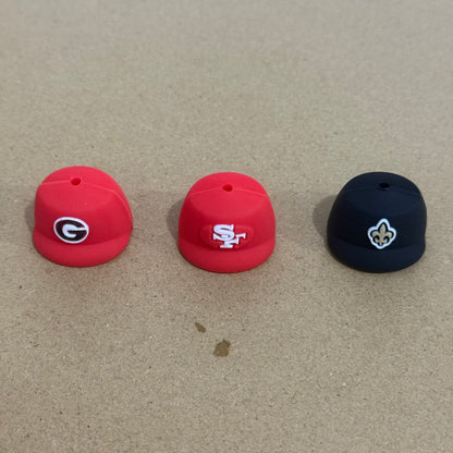 3D Footable Hat Silicone Focal Beads | DIY Beads for Pens & Jewelry