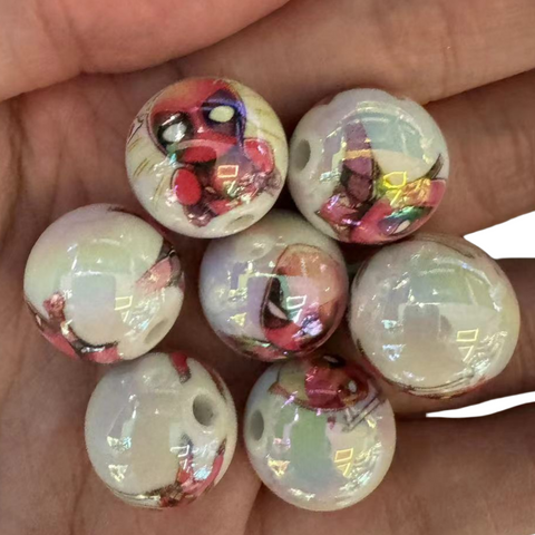 16mm deadpool Acrylic Beads for beadable pen