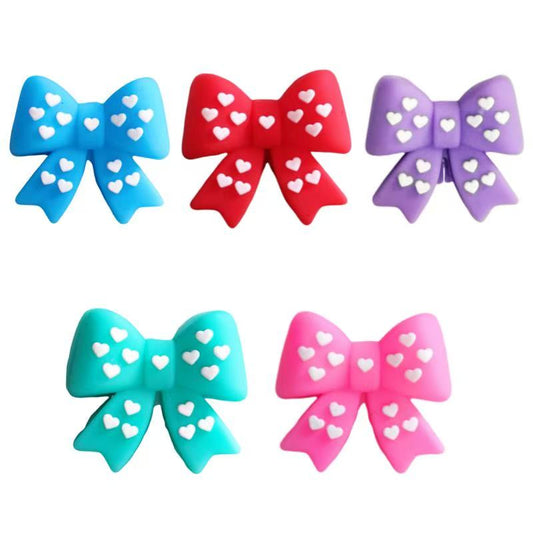 3D bow silicone focal bead for pen making cute bead