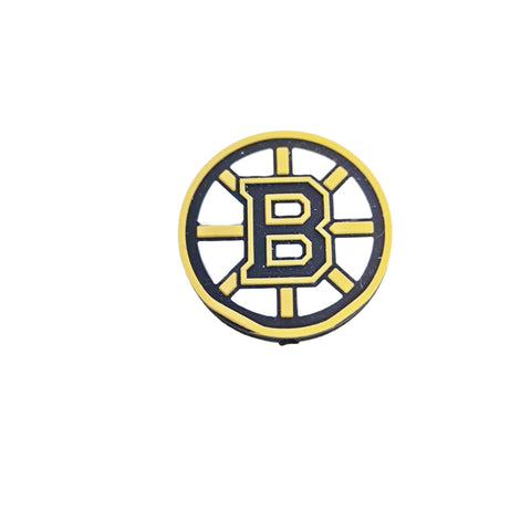 New NHL Boston Bruin Sport Silicone Focal Beads For Sports