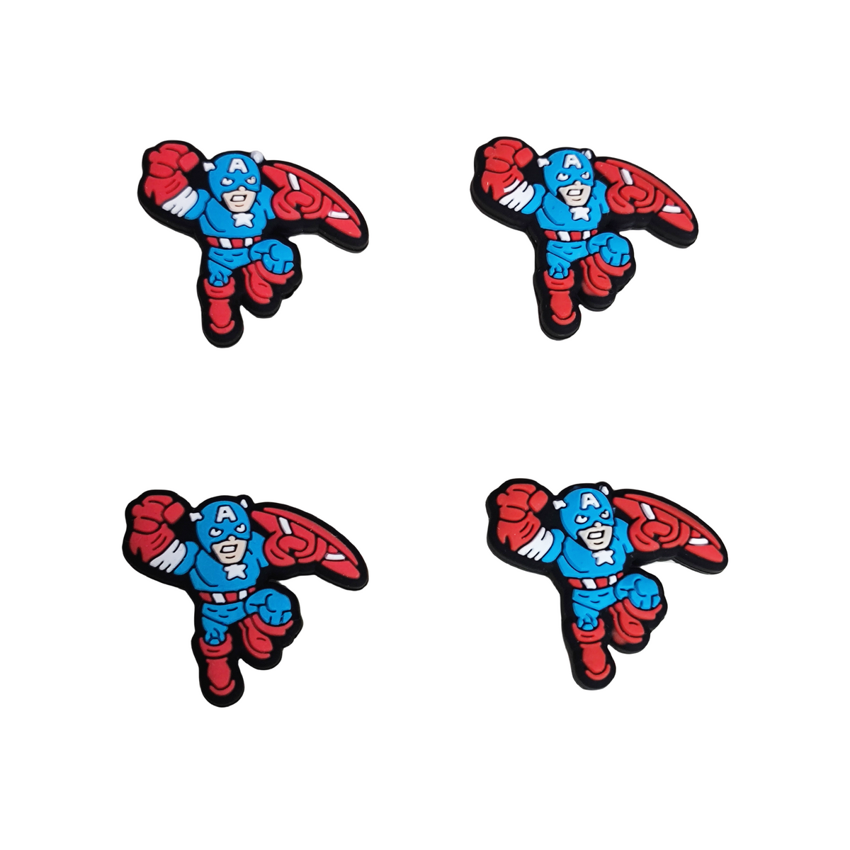 Superman Silicone Focal Beads For Pen Making