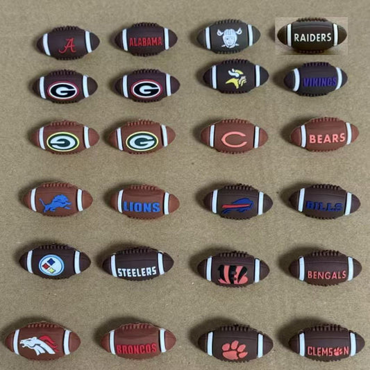 3d football silicone focal bead for DIY pen making